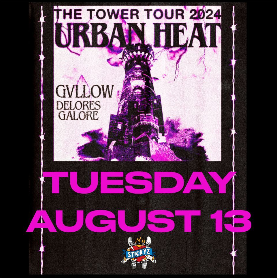 Flyer for Urban Heat at Stickyz, 107 River Market Avenue, in Little Rock. On Tuesday, August 13, 2024.